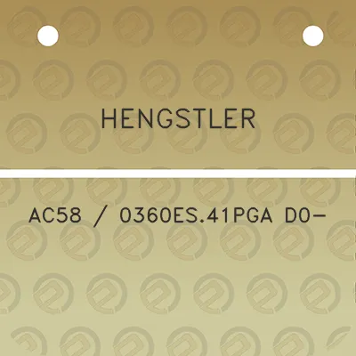 hengstler-ac58-0360es41pga-d0