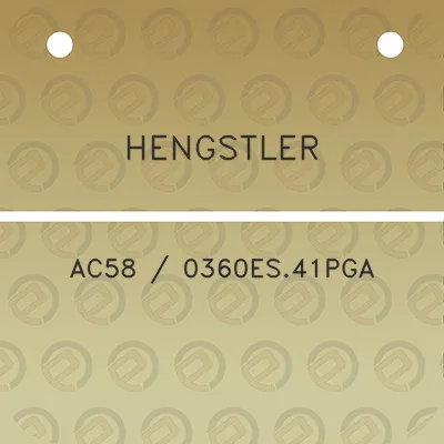 hengstler-ac58-0360es41pga