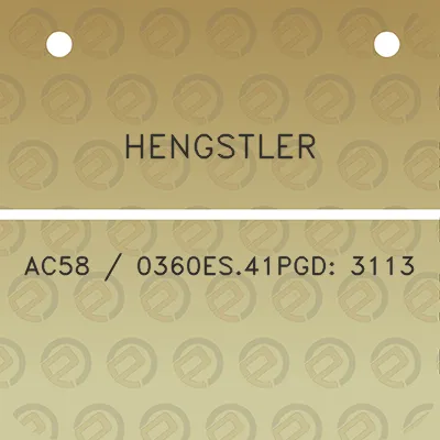 hengstler-ac58-0360es41pgd-3113