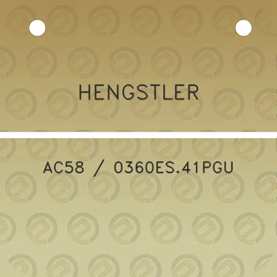 hengstler-ac58-0360es41pgu