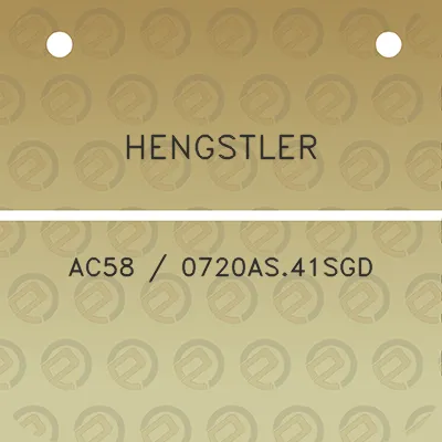 hengstler-ac58-0720as41sgd