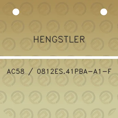 hengstler-ac58-0812es41pba-a1-f