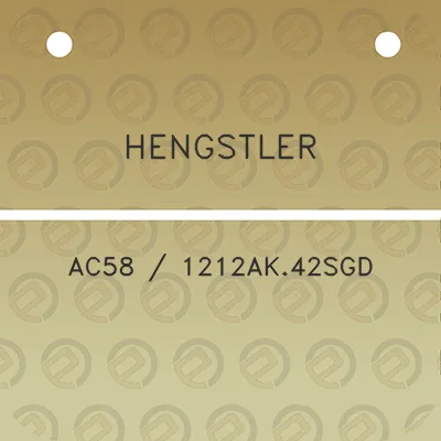 hengstler-ac58-1212ak42sgd