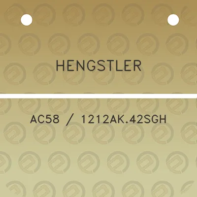 hengstler-ac58-1212ak42sgh