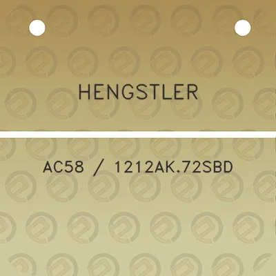 hengstler-ac58-1212ak72sbd