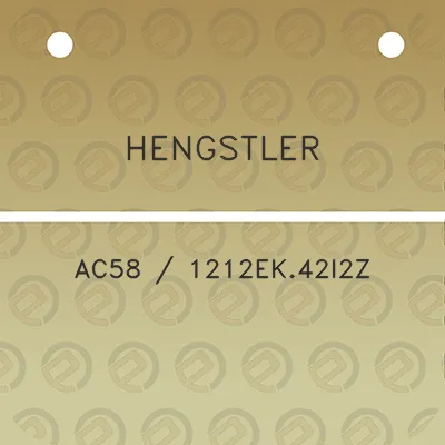 hengstler-ac58-1212ek42i2z