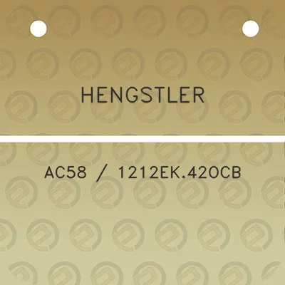 hengstler-ac58-1212ek42ocb