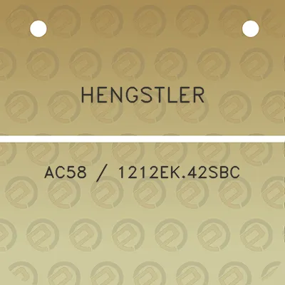 hengstler-ac58-1212ek42sbc