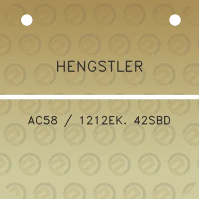 hengstler-ac58-1212ek-42sbd