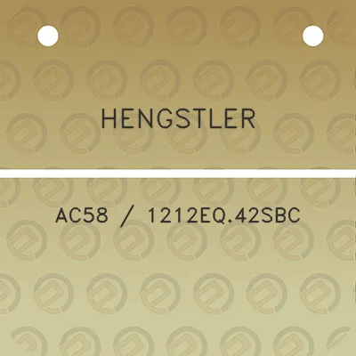 hengstler-ac58-1212eq42sbc