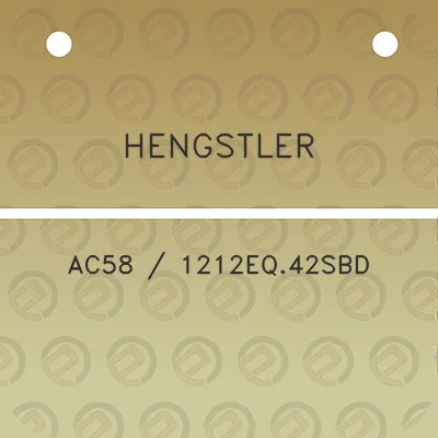 hengstler-ac58-1212eq42sbd