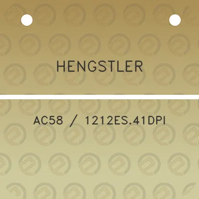 hengstler-ac58-1212es41dpi