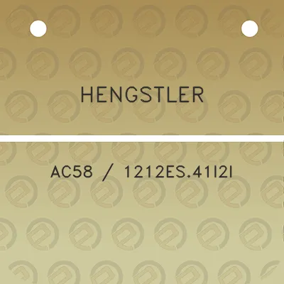 hengstler-ac58-1212es41i2i