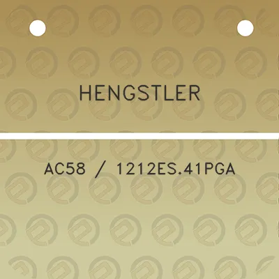 hengstler-ac58-1212es41pga