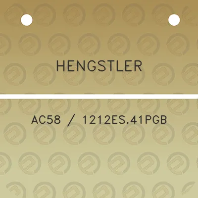 hengstler-ac58-1212es41pgb