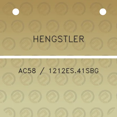 hengstler-ac58-1212es41sbg