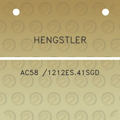 hengstler-ac58-1212es41sgd