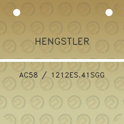 hengstler-ac58-1212es41sgg