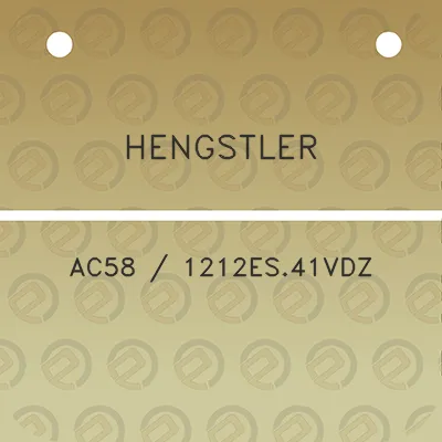 hengstler-ac58-1212es41vdz