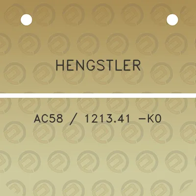 hengstler-ac58-121341-k0