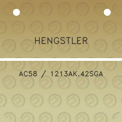 hengstler-ac58-1213ak42sga