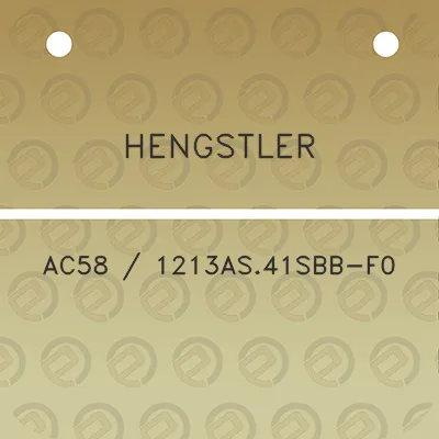 hengstler-ac58-1213as41sbb-f0