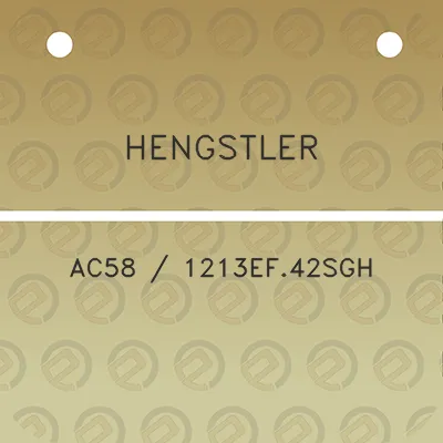 hengstler-ac58-1213ef42sgh