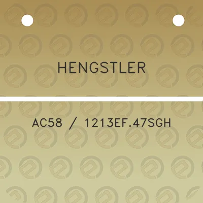 hengstler-ac58-1213ef47sgh