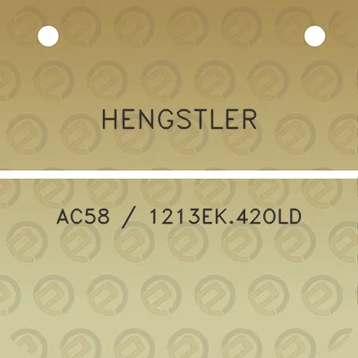 hengstler-ac58-1213ek42old