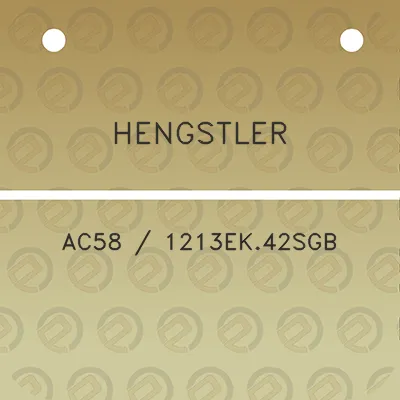 hengstler-ac58-1213ek42sgb