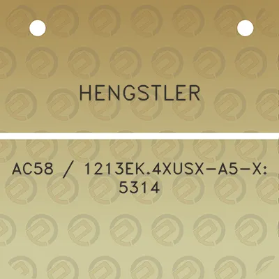 hengstler-ac58-1213ek4xusx-a5-x-5314