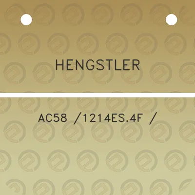 hengstler-ac58-1214es4f