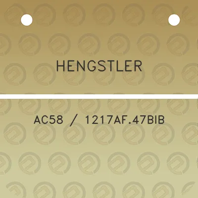 hengstler-ac58-1217af47bib