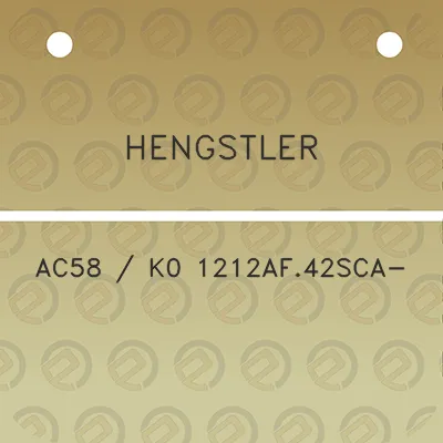 hengstler-ac58-k0-1212af42sca