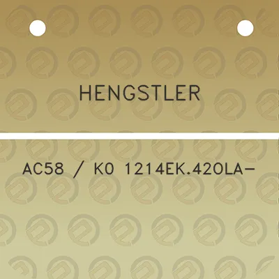 hengstler-ac58-k0-1214ek42ola