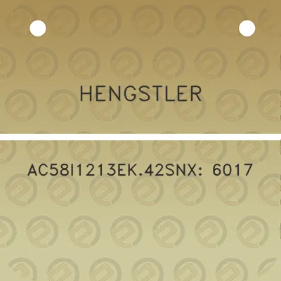 hengstler-ac58i1213ek42snx-6017