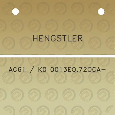 hengstler-ac61-k0-0013eq72oca