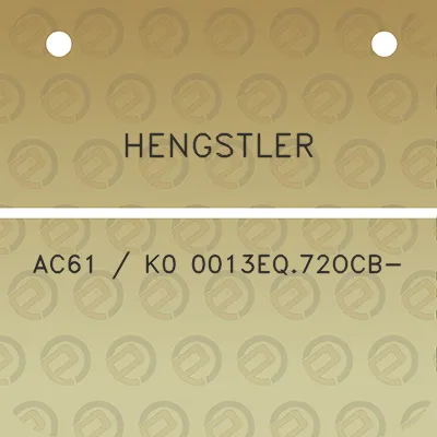 hengstler-ac61-k0-0013eq72ocb