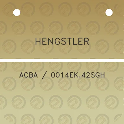 hengstler-acba-0014ek42sgh