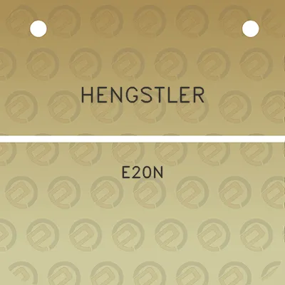 hengstler-e20n