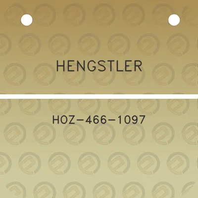 hengstler-hoz-466-1097