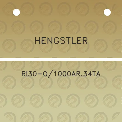 hengstler-ri30-o1000ar34ta