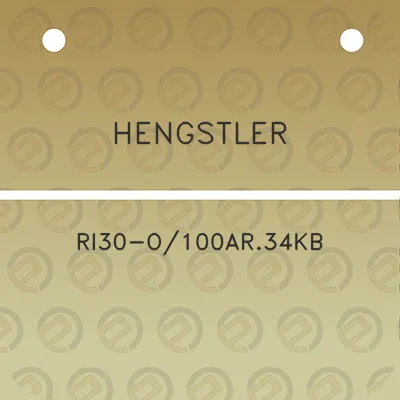 hengstler-ri30-o100ar34kb