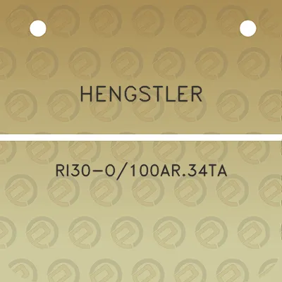 hengstler-ri30-o100ar34ta