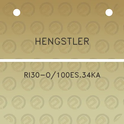 hengstler-ri30-o100es34ka