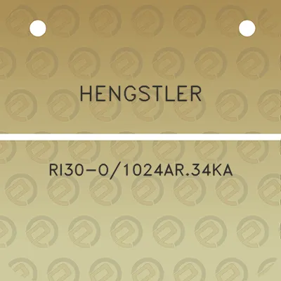 hengstler-ri30-o1024ar34ka