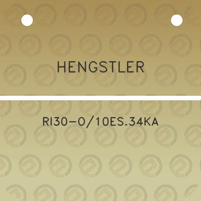 hengstler-ri30-o10es34ka