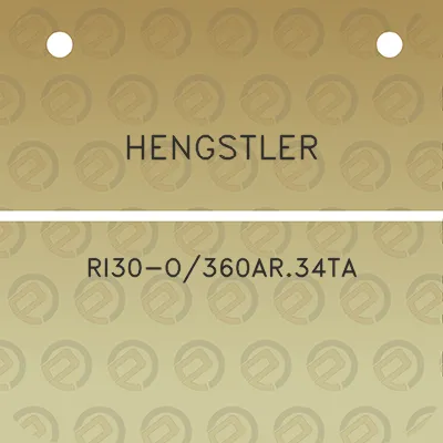 hengstler-ri30-o360ar34ta