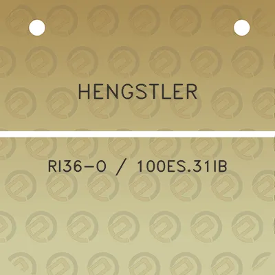 hengstler-ri36-o-100es31ib