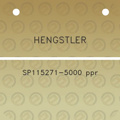 hengstler-sp115271-5000-ppr